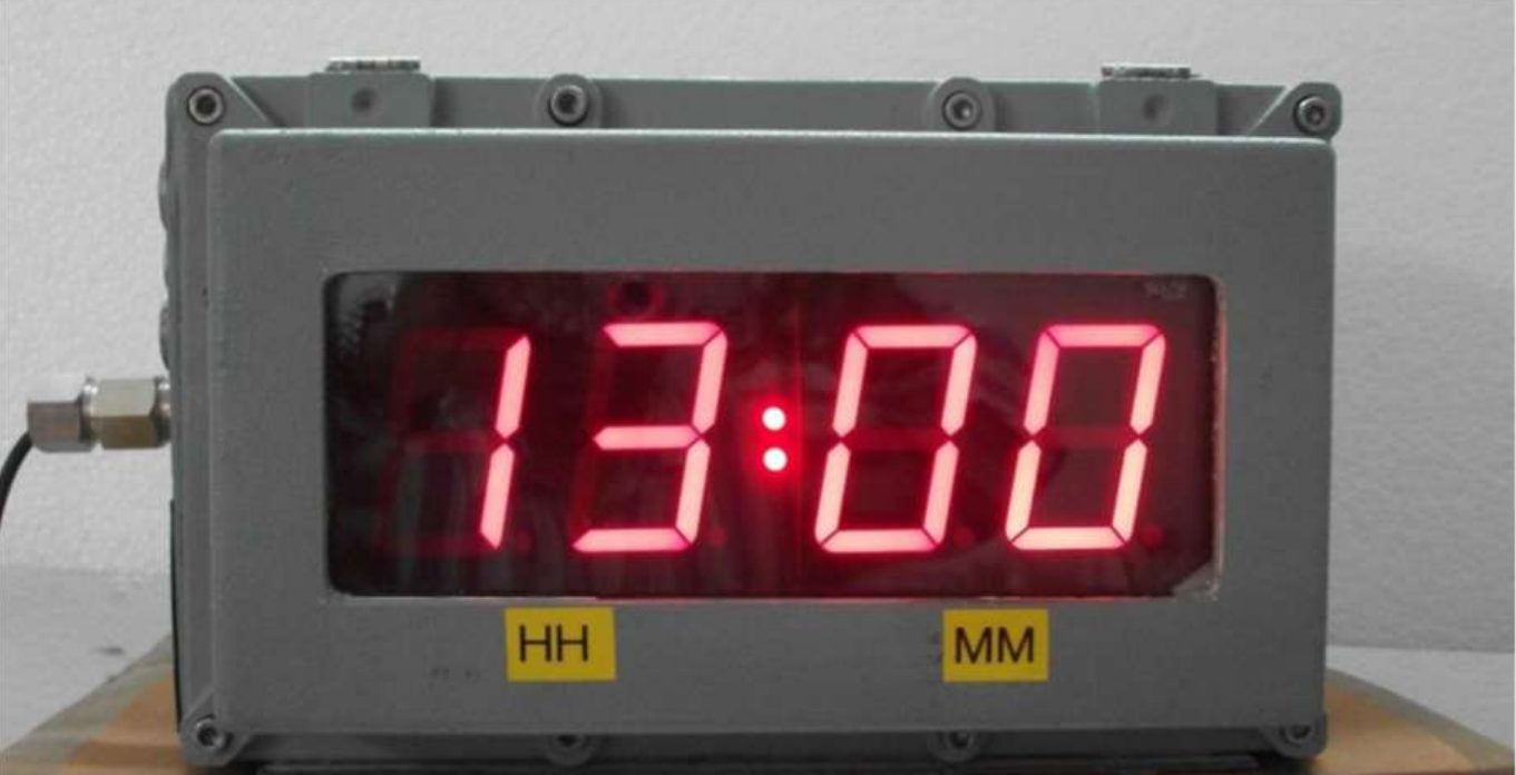 FLP clock model Hours Minutes